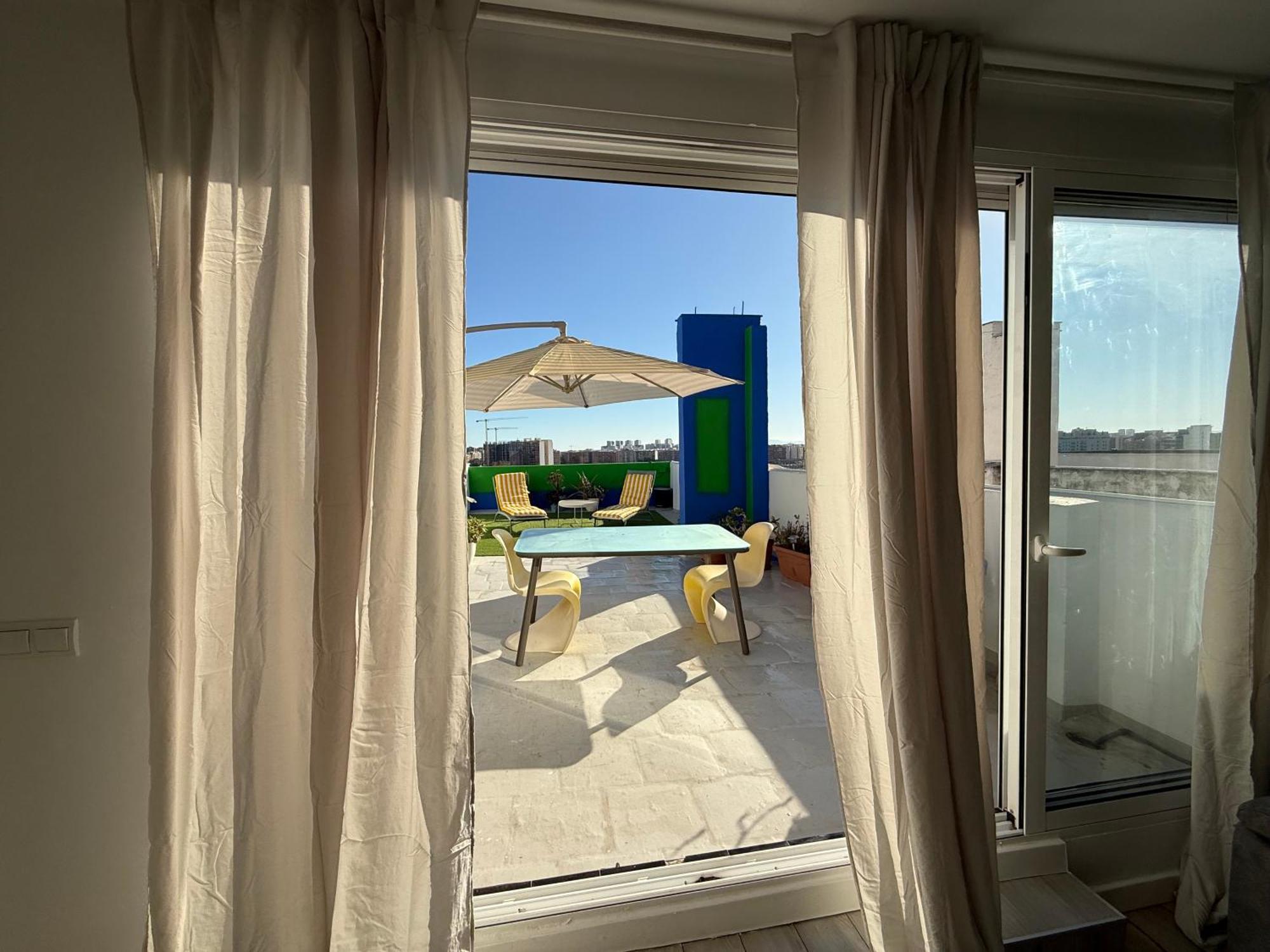 Petite Penthouse With The Sunniest Terrace In Valencia Apartment ภายนอก รูปภาพ